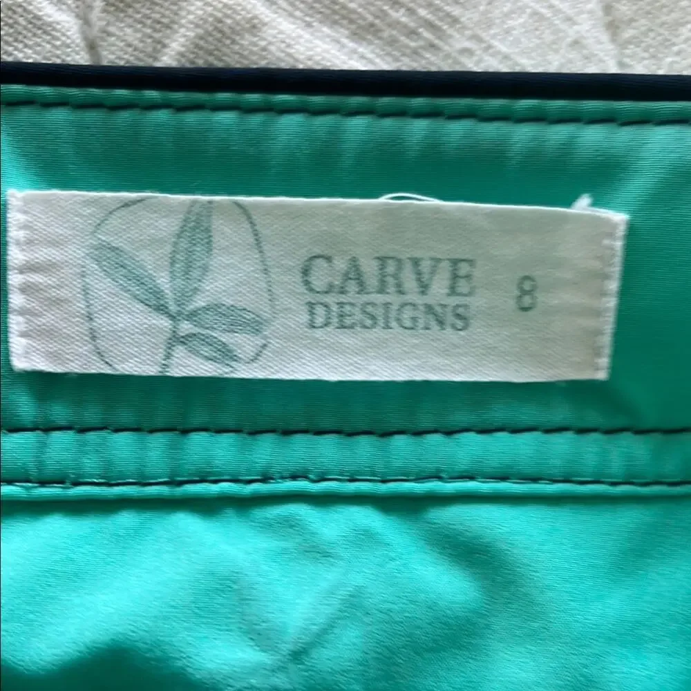 Carve Designs Women's Noosa Short in Teal - Picture 6 of 8